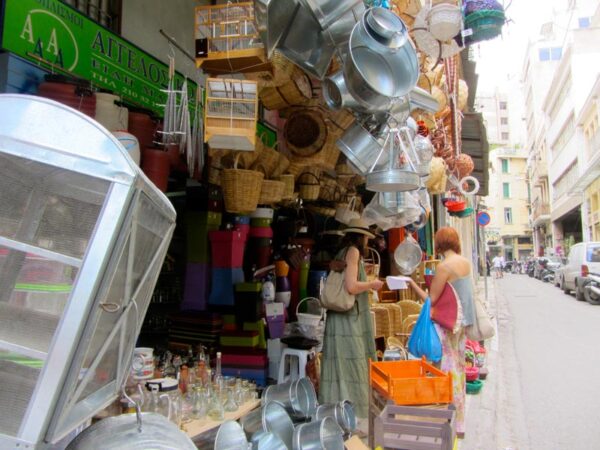 Shop selling kitchenware, photo by Diana Farr Louis